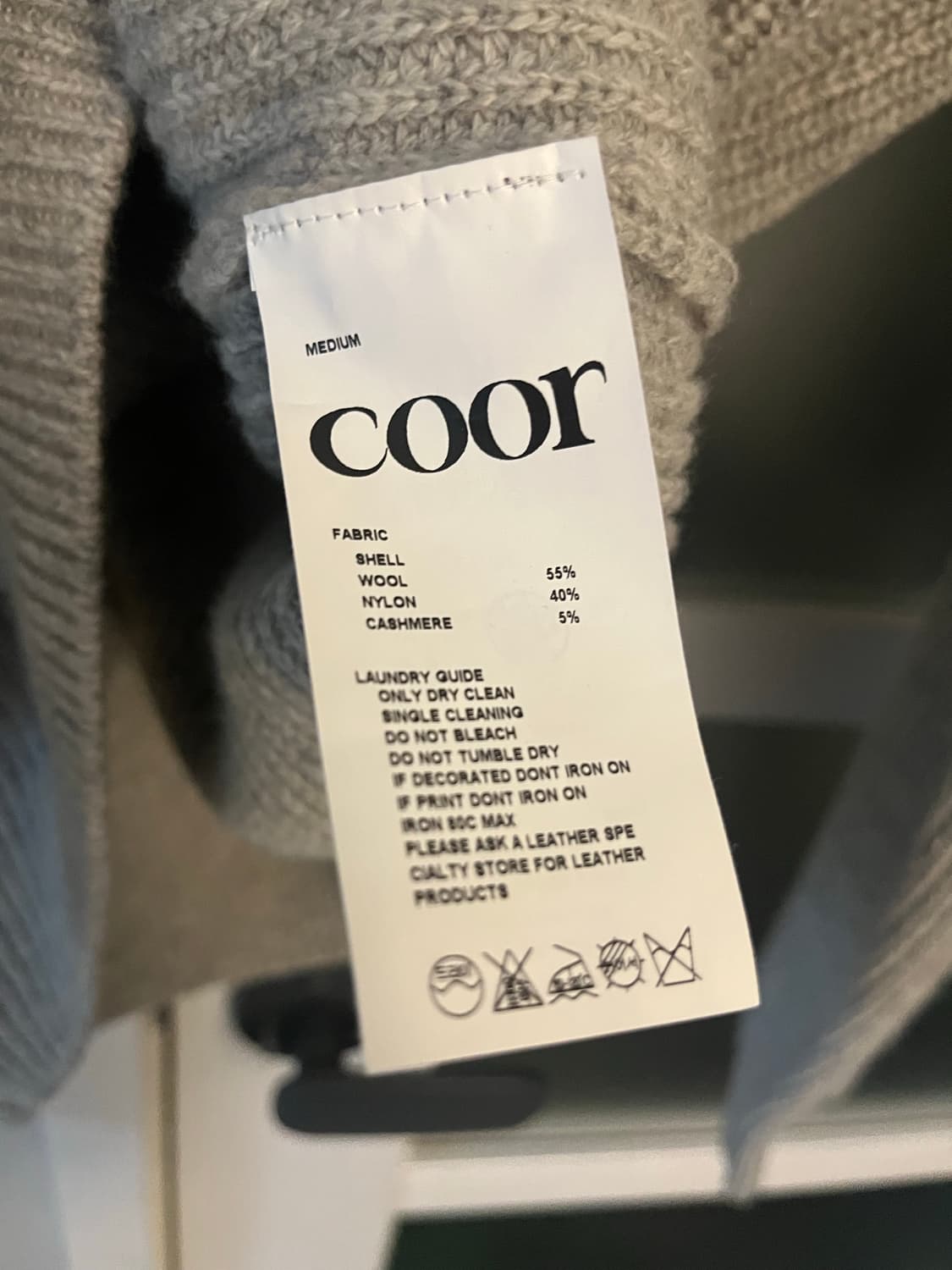 COOR 니트 M 상품이미지3