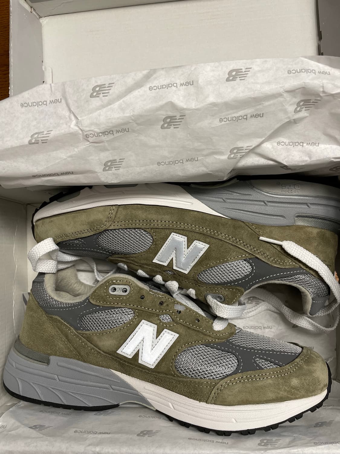 뉴발란스 993 메이드 인 USA 코버트 그린 8D사이즈 상품이미지1