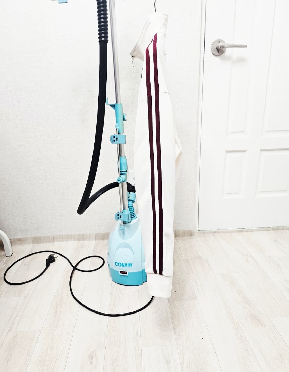 (100~105)S ☆초대장급☆ 널디 크림 [화이트버건디] 트랙탑져지 상품이미지4