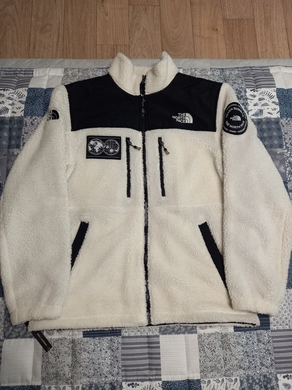 노스페이스 세븐써밋 화이트 뽀글이 플리스 2xl 상품이미지1