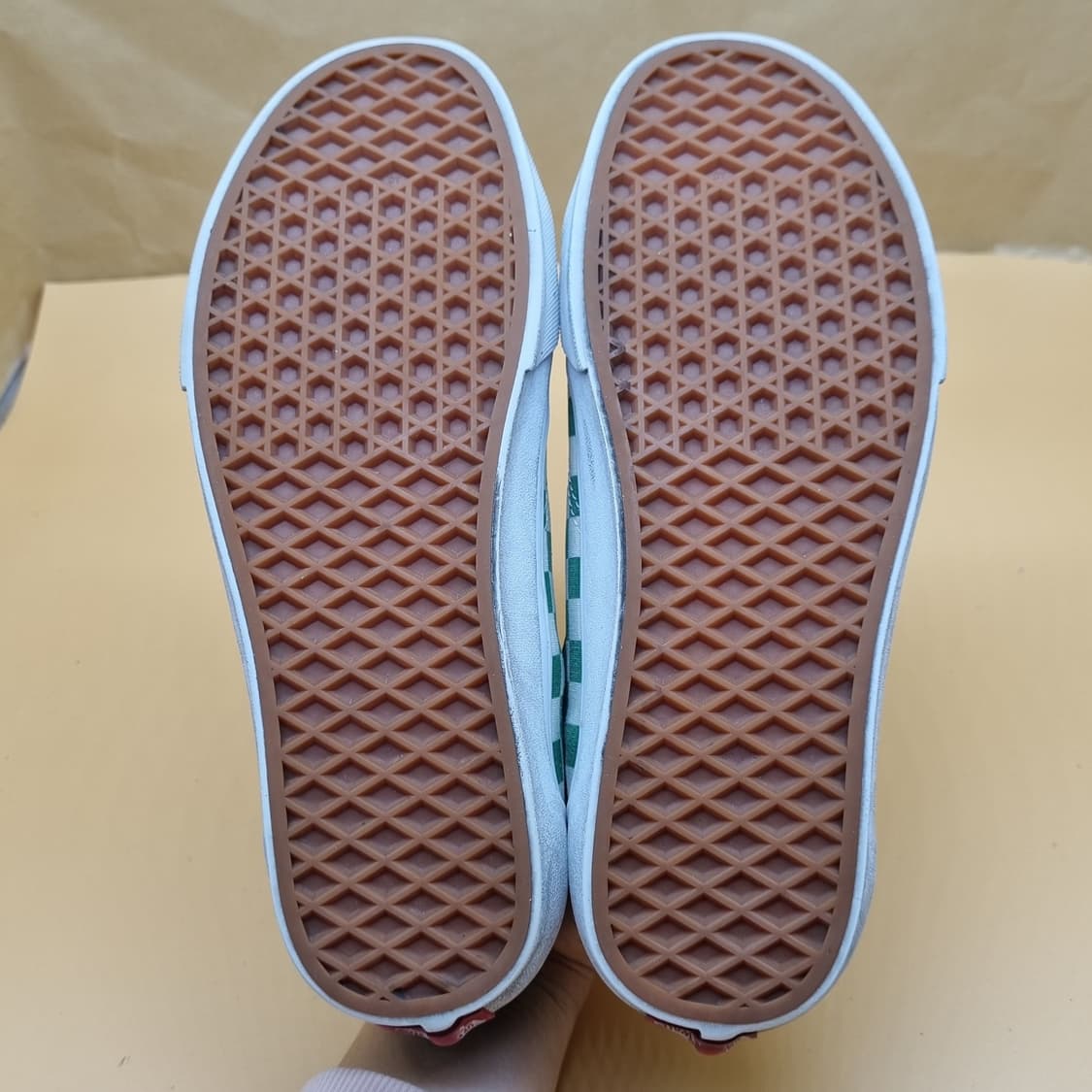 반스 스타일36 체커보드 그린 스니커즈265. 상품이미지3