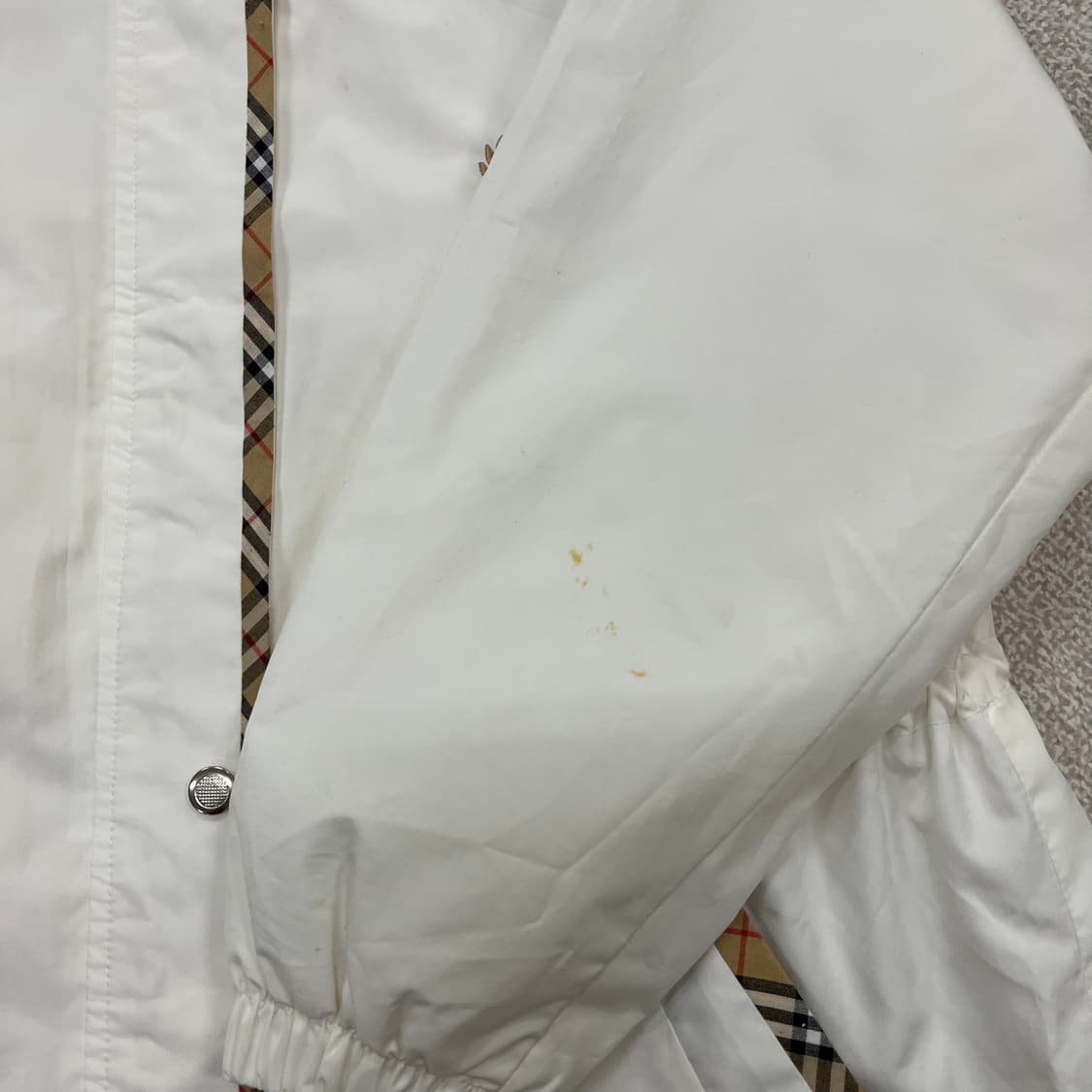 [XL이상] 버버리 빈티지 허리스트링 우븐 바람막이 자켓 3966 상품이미지7