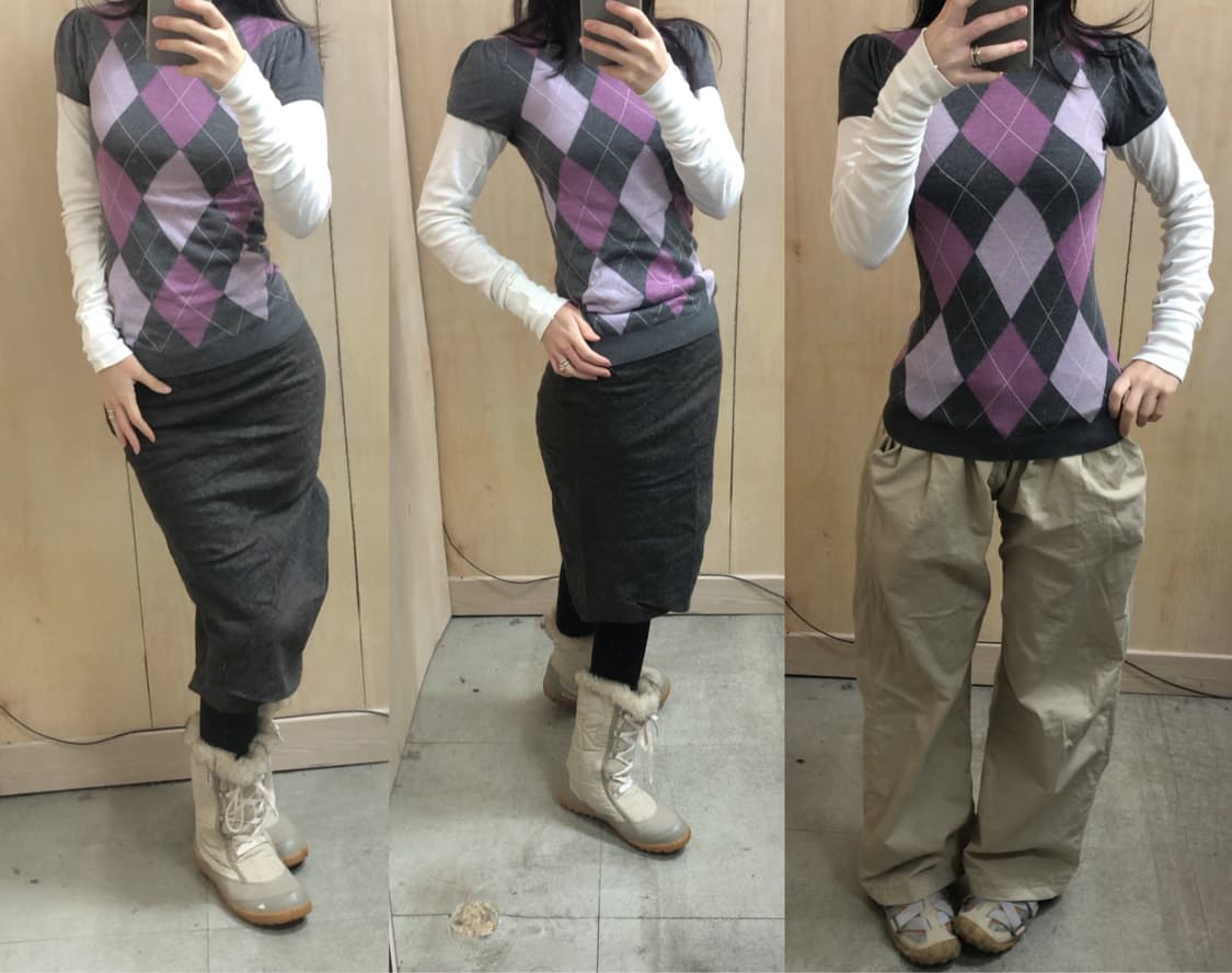 [직수입] 빈티지 윈터부츠 베이지 240-250 상품이미지8