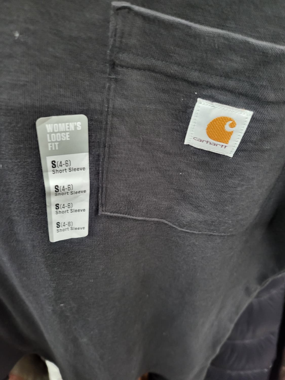 칼하트 반팔 새상품 사이즈확인 상품이미지3