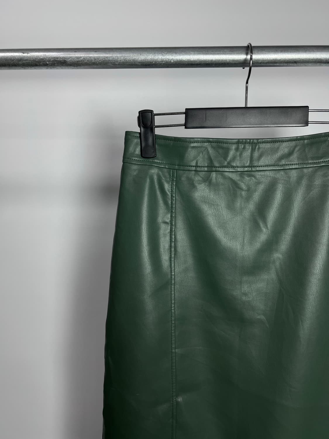 빈티지 페이크 레더 롱 스커트  상품이미지2