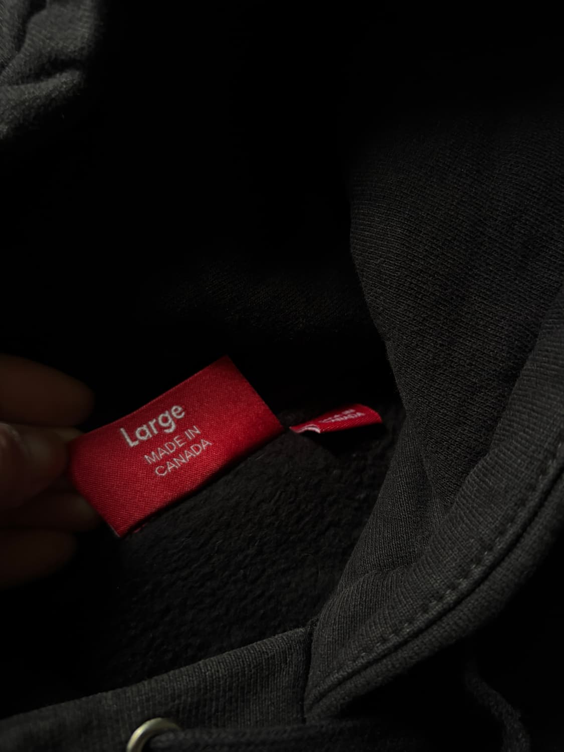 (L/100) 슈프림 후드티 Embroidered Outline 희귀  상품이미지3