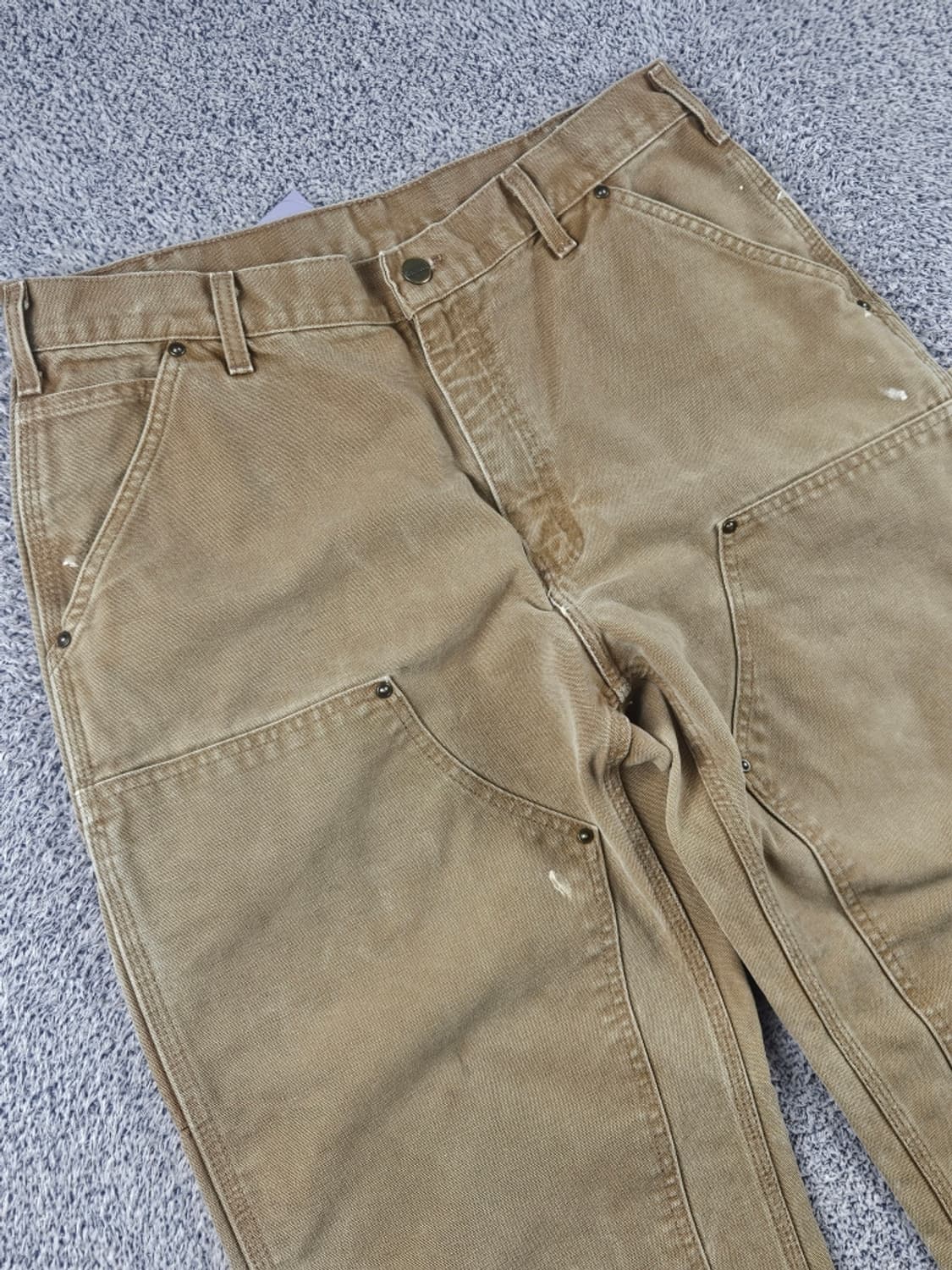 칼하트 덕 캔버스 더블니 카펜터 워크 팬츠 ( 34X30 )/ 11297 상품이미지5