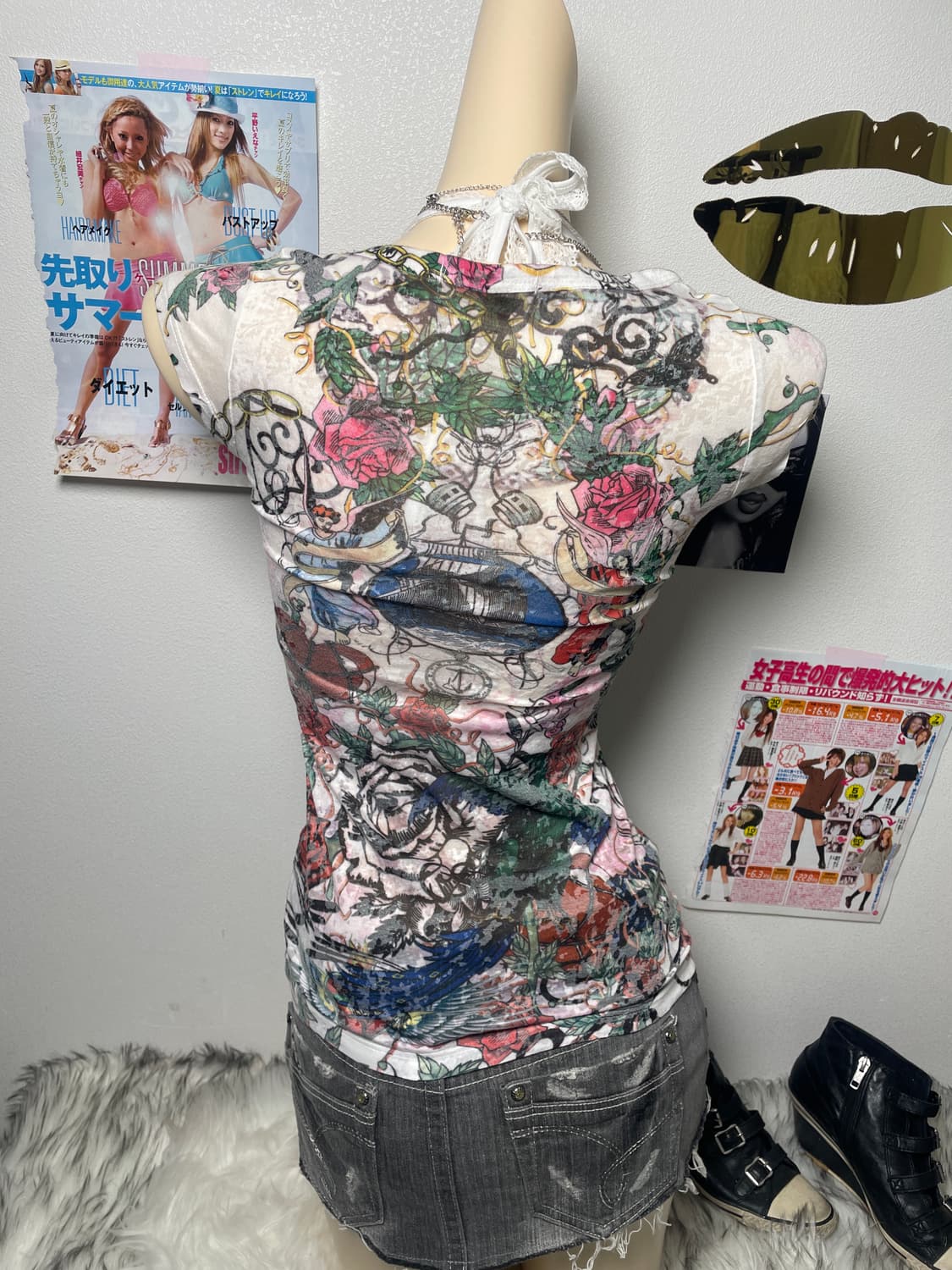 Rxn 에드하디깔 펑크 오리엔탈 반팔티 상품이미지2