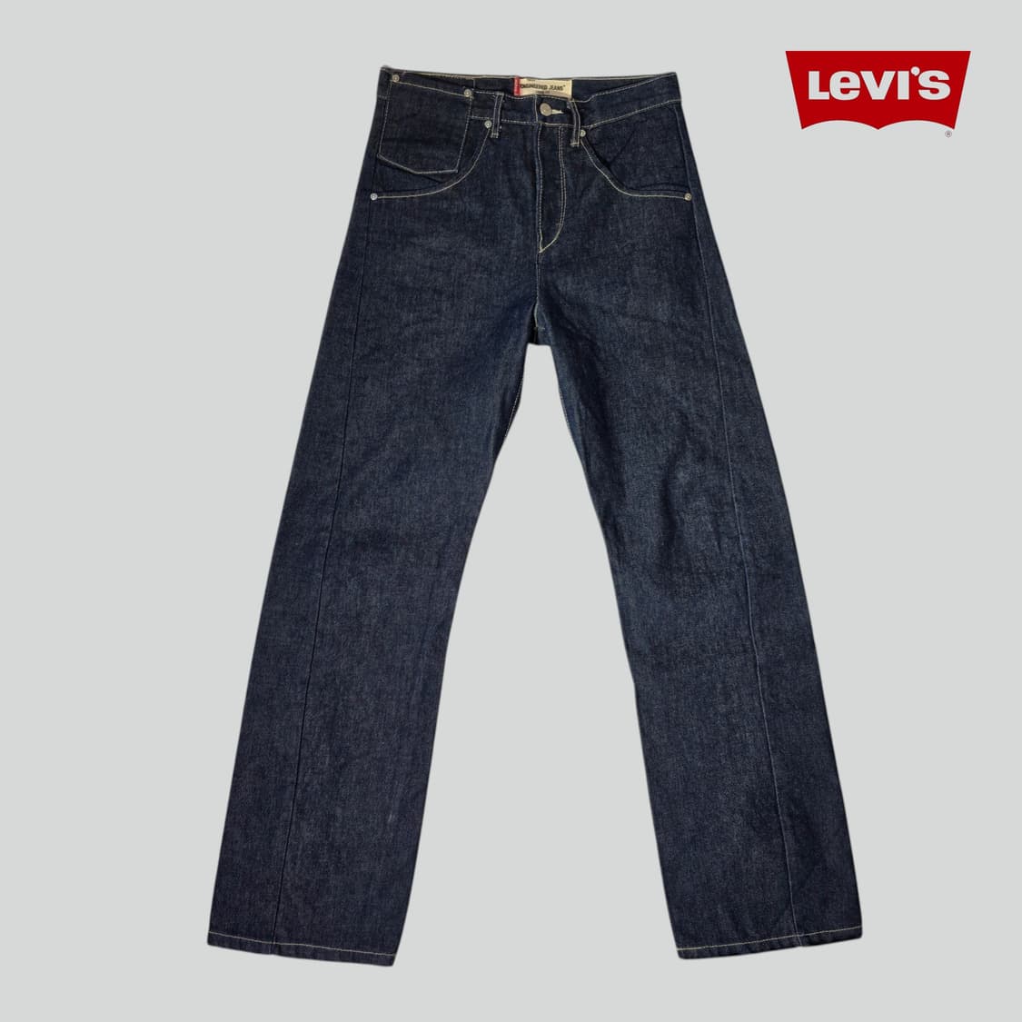 [W28L30]00s 리바이스 엔지니어드진 엔진 루즈핏 데님팬츠 상품이미지1