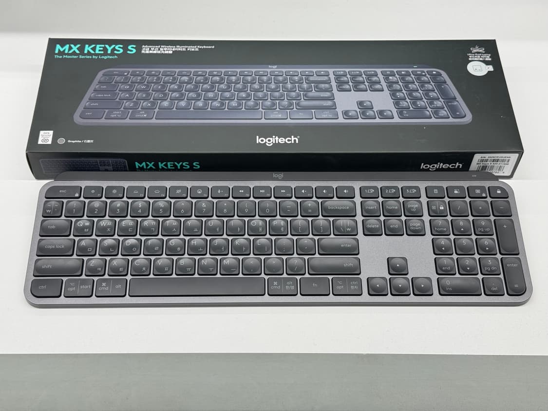 [국내 정발] 로지텍 MX KEYS S 무선 일반형 키보드 상품이미지1