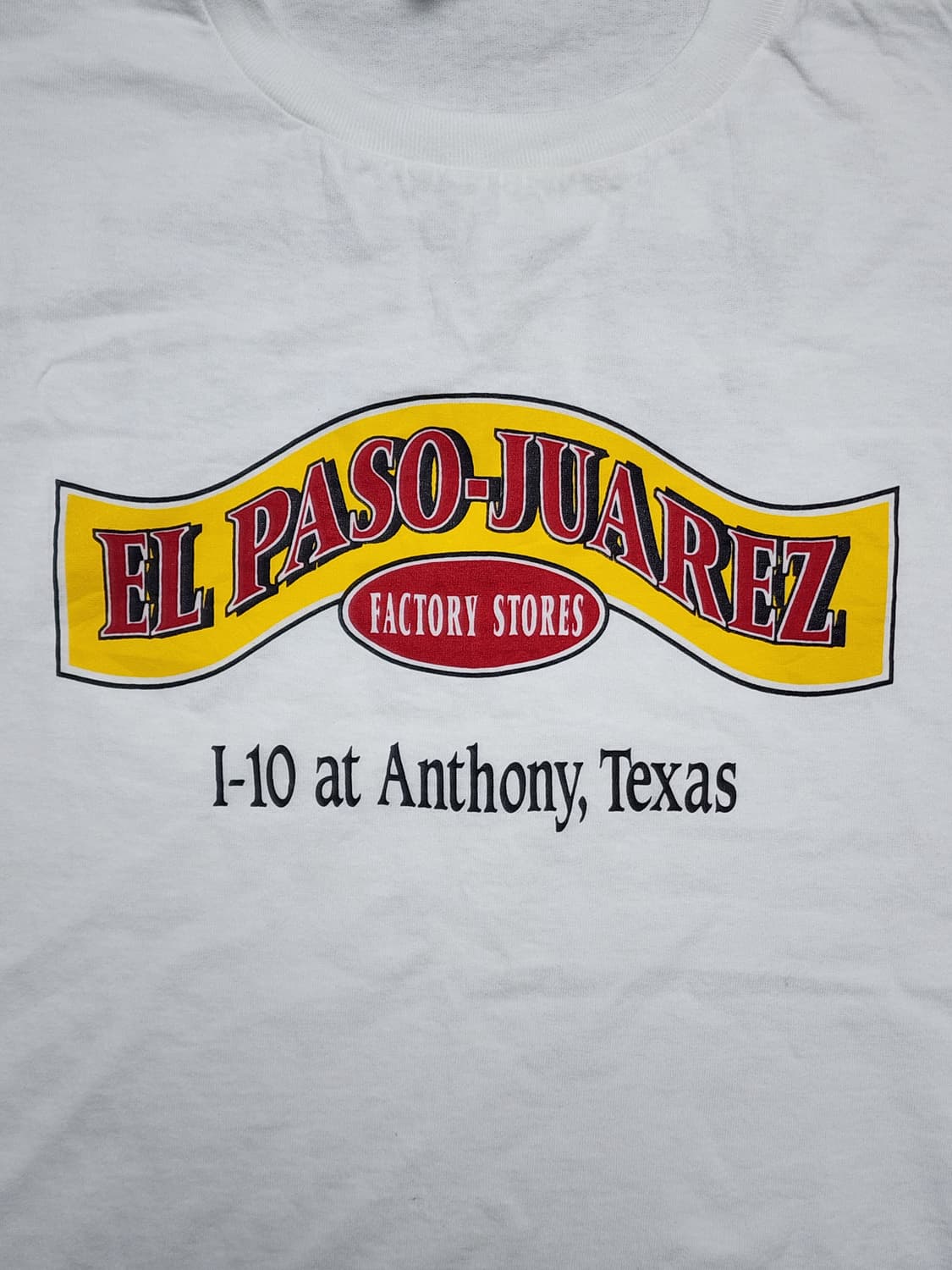 90s USA El Paso Juarez Factory Store 티셔츠 상품이미지4