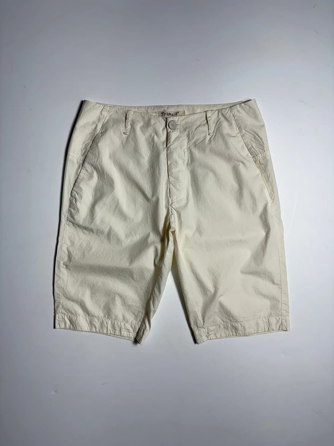 트랜짓 TRANSIT 베이직 버튼플라이 치노 반바지 R1495 상품이미지1