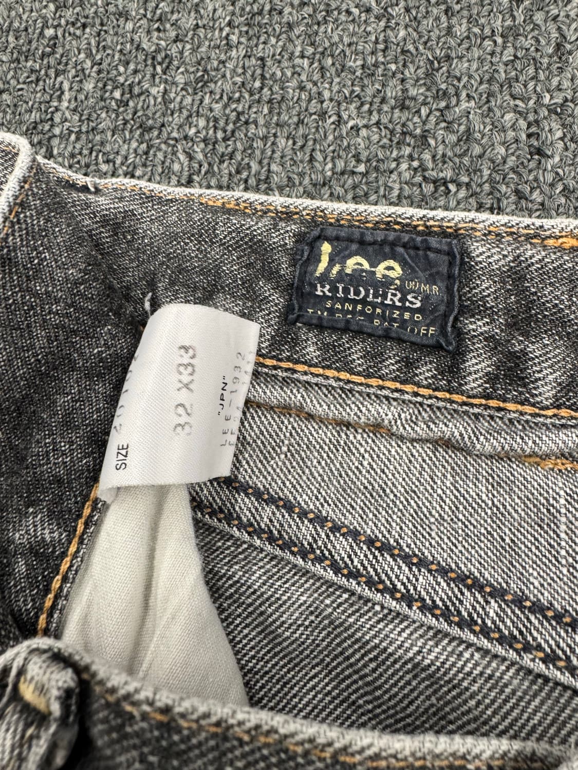 32)LEE 빈티지 워싱 그레이 부츠컷 데님팬츠 상품이미지4