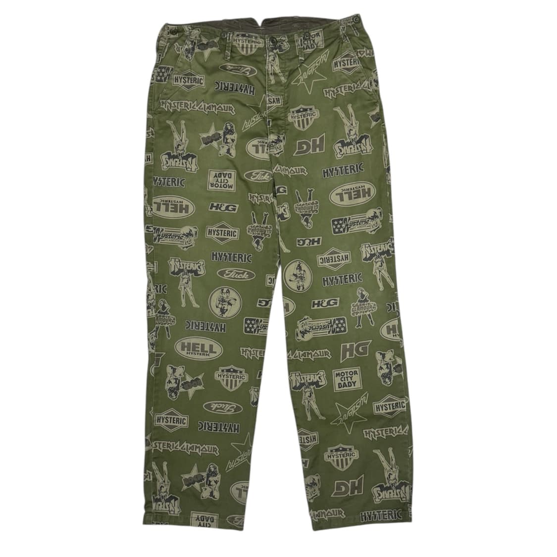 히스테릭 글래머 아이코닉 패턴 루즈핏 팬츠 바지 상품이미지1