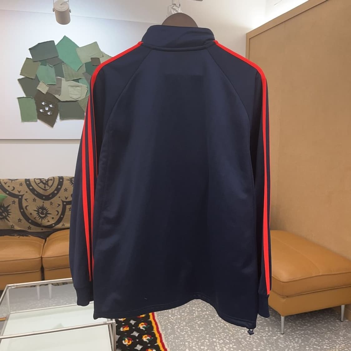 아디다스 Y2K 레트로 오렌지 삼선 져지 집업 자켓 105 C07561 상품이미지4