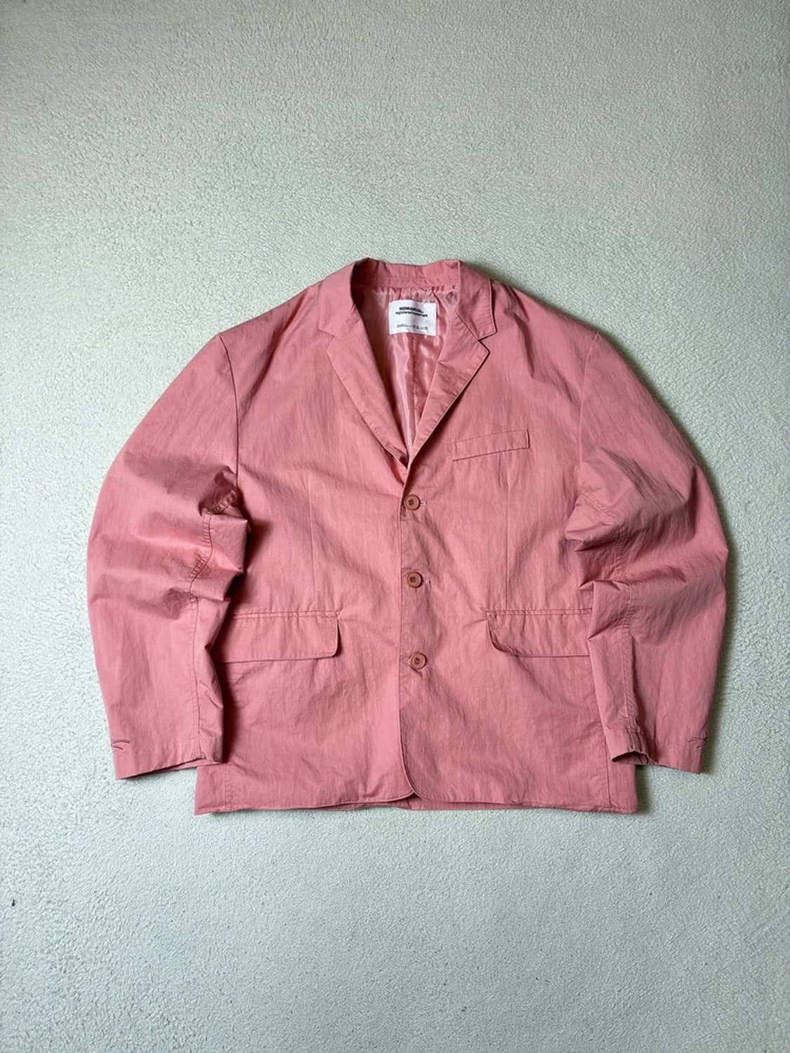 노매뉴얼 AW 쓰리버튼 핑크 블레이저 PN7777 상품이미지4