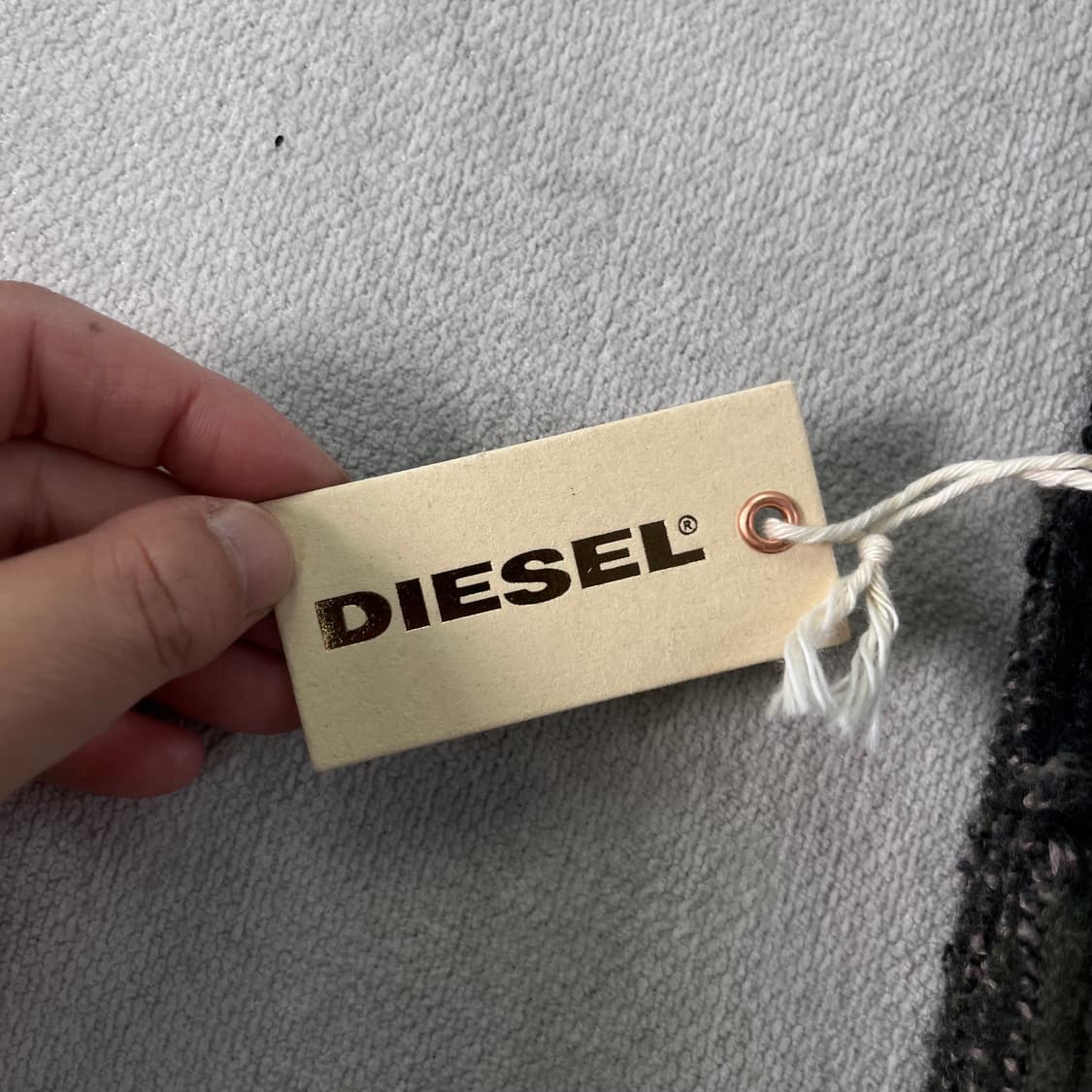 디젤 K-WALTER 울 니트 머플러 상품이미지4