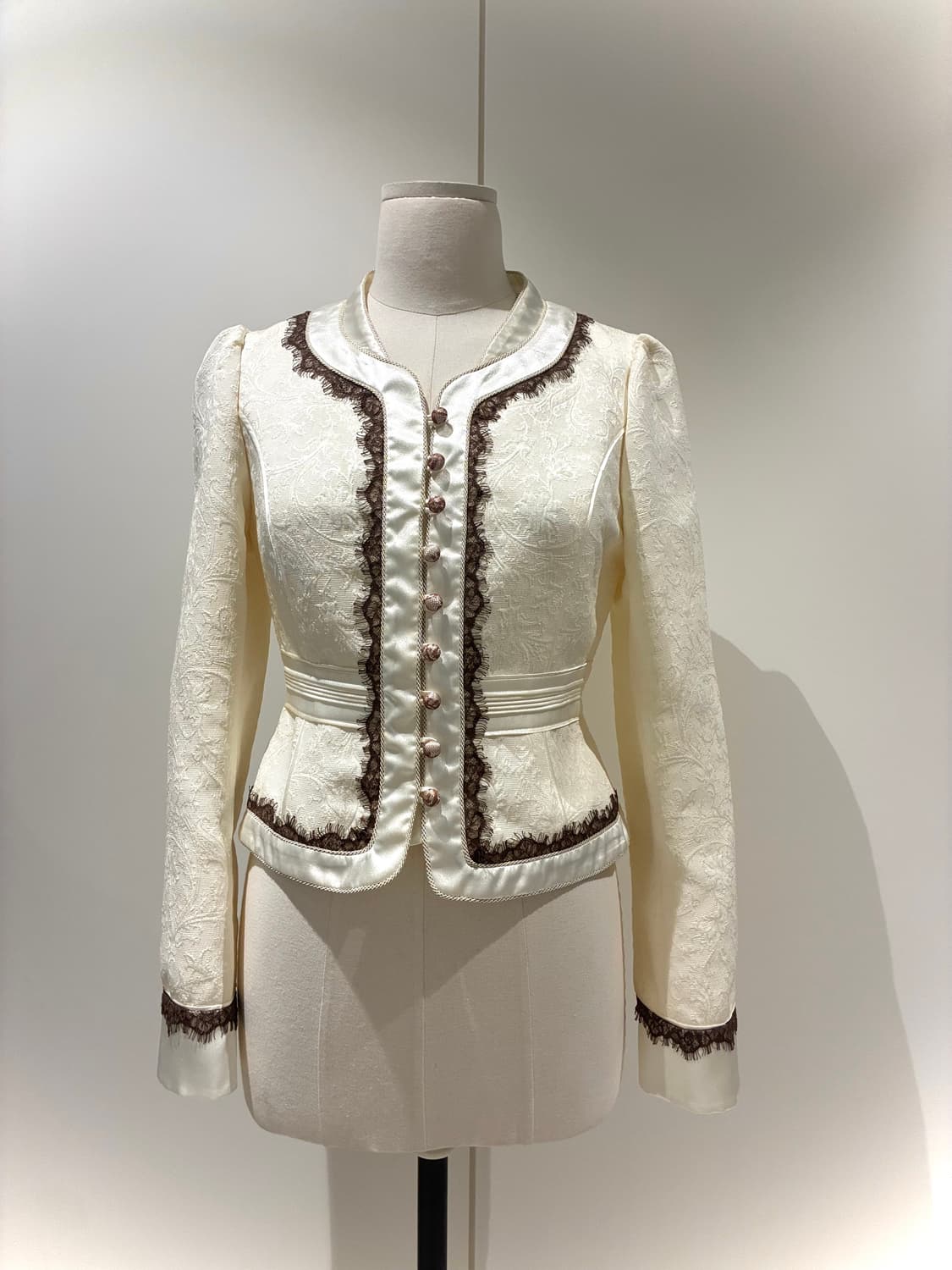 자카드 레이스 버튼 자켓 상품이미지8