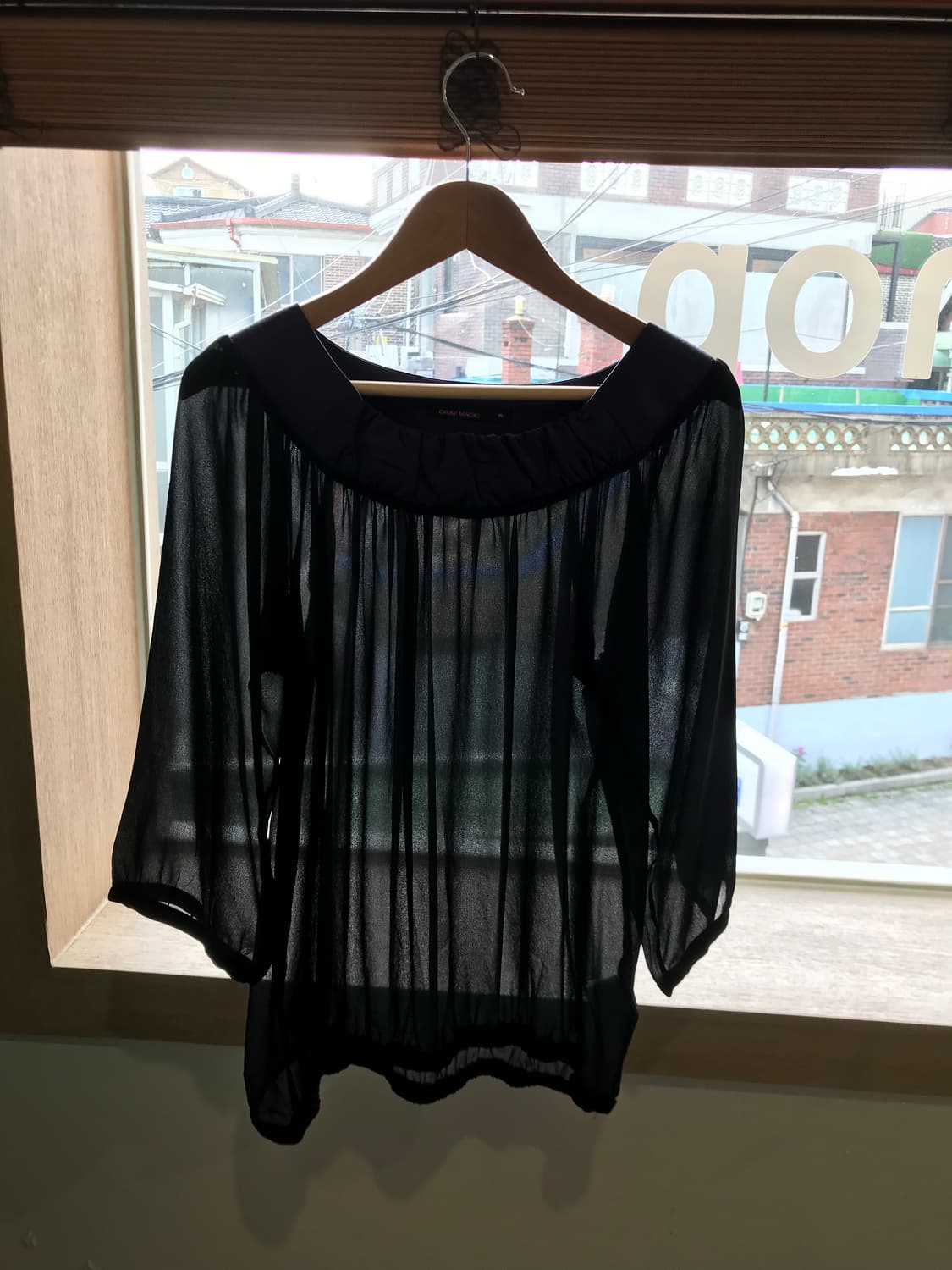 vintage see-through blouse 상품이미지4