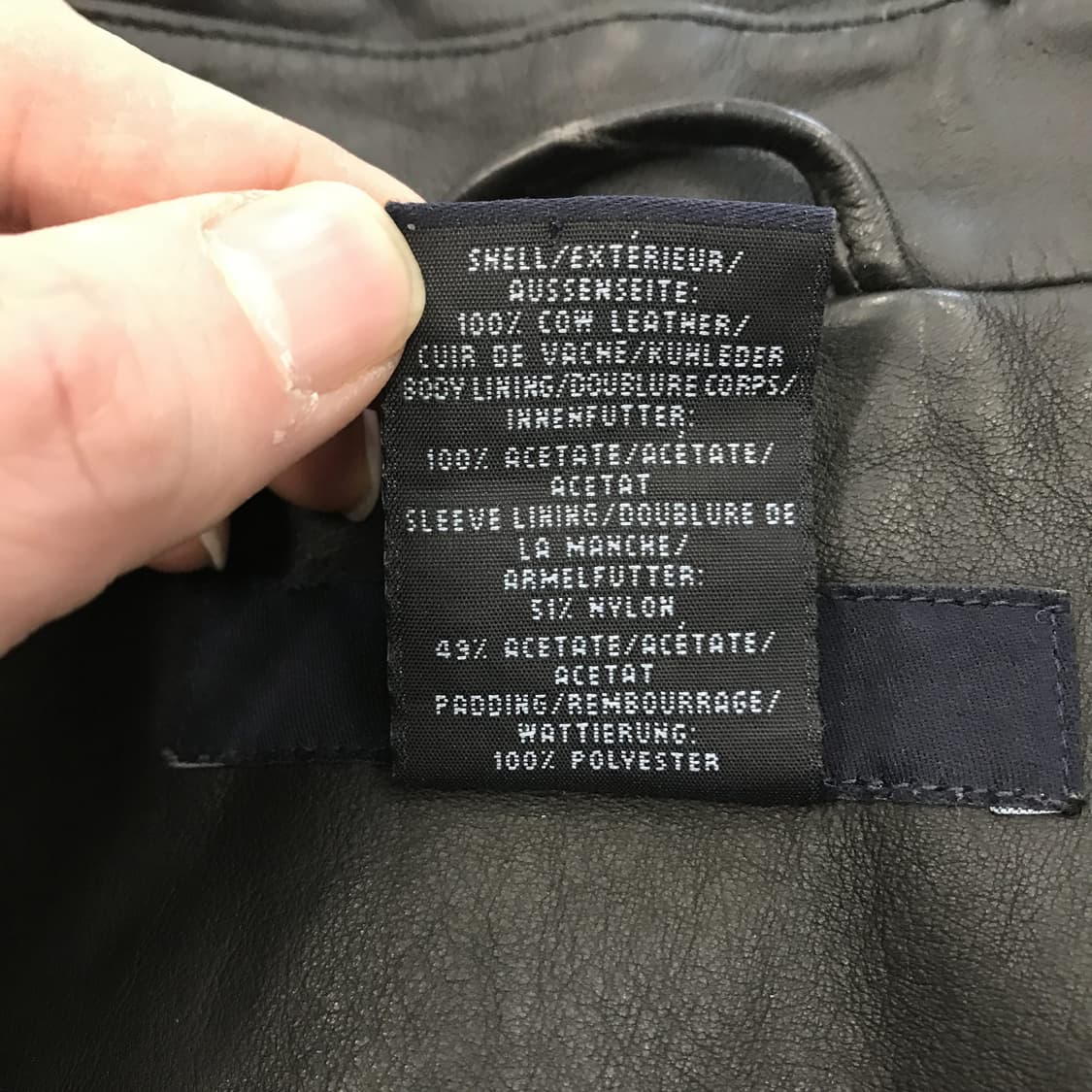 GAP 90s 올드갭 소가죽레더자켓 [M] 상품이미지5