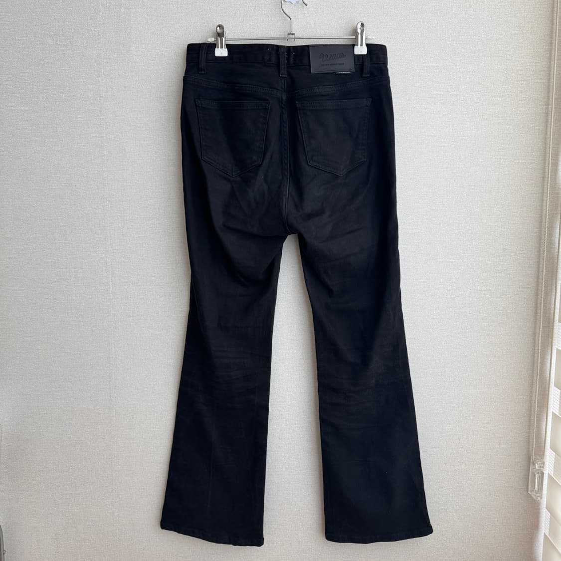 와르 청바지 스판 부츠컷 데님 블랙 M 28 상품이미지6