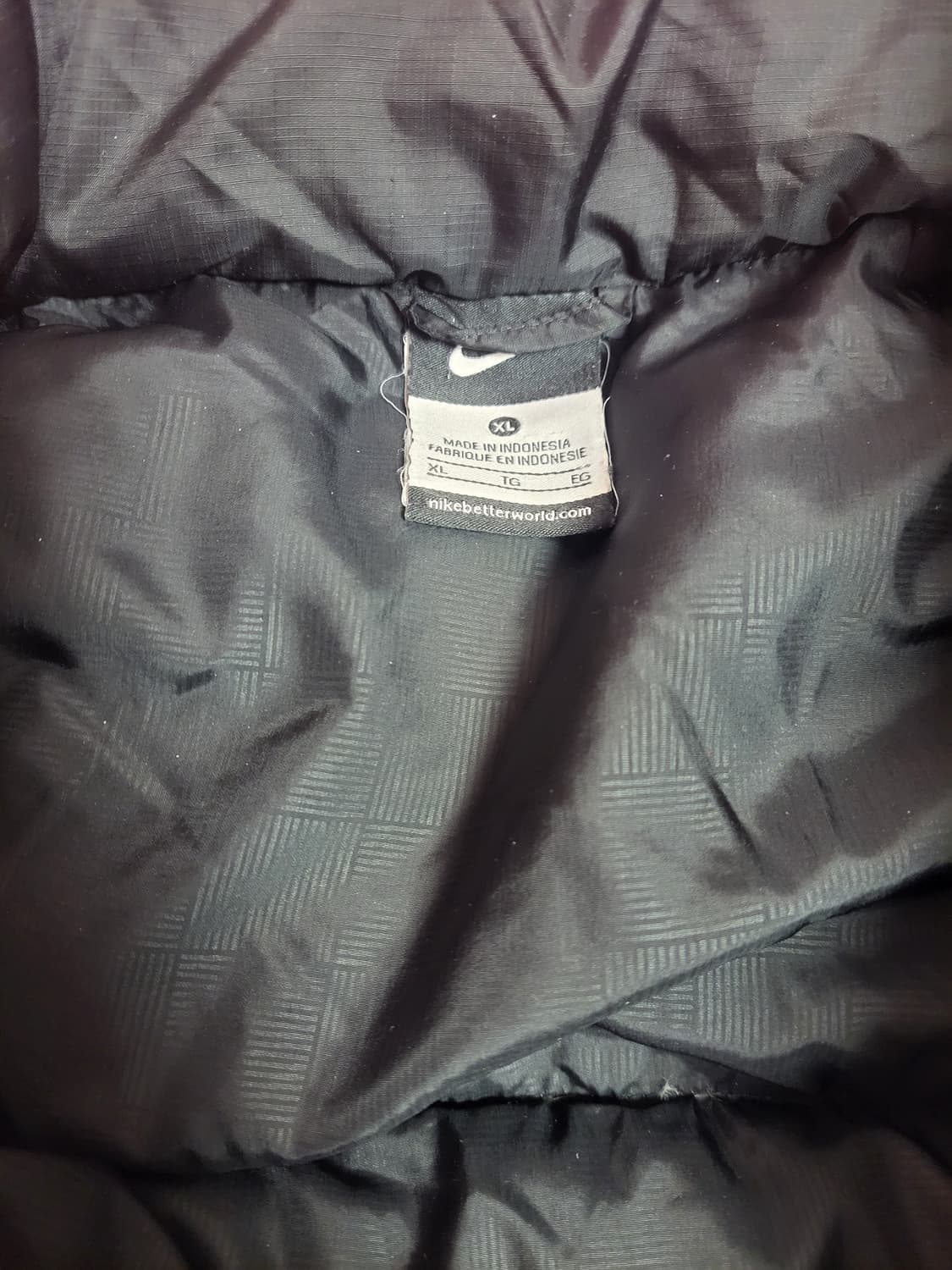 급처상태양호!나이키 오리털 덕다운 맨체스터유나이티드 맨유박지성 축구 패딩 상품이미지3