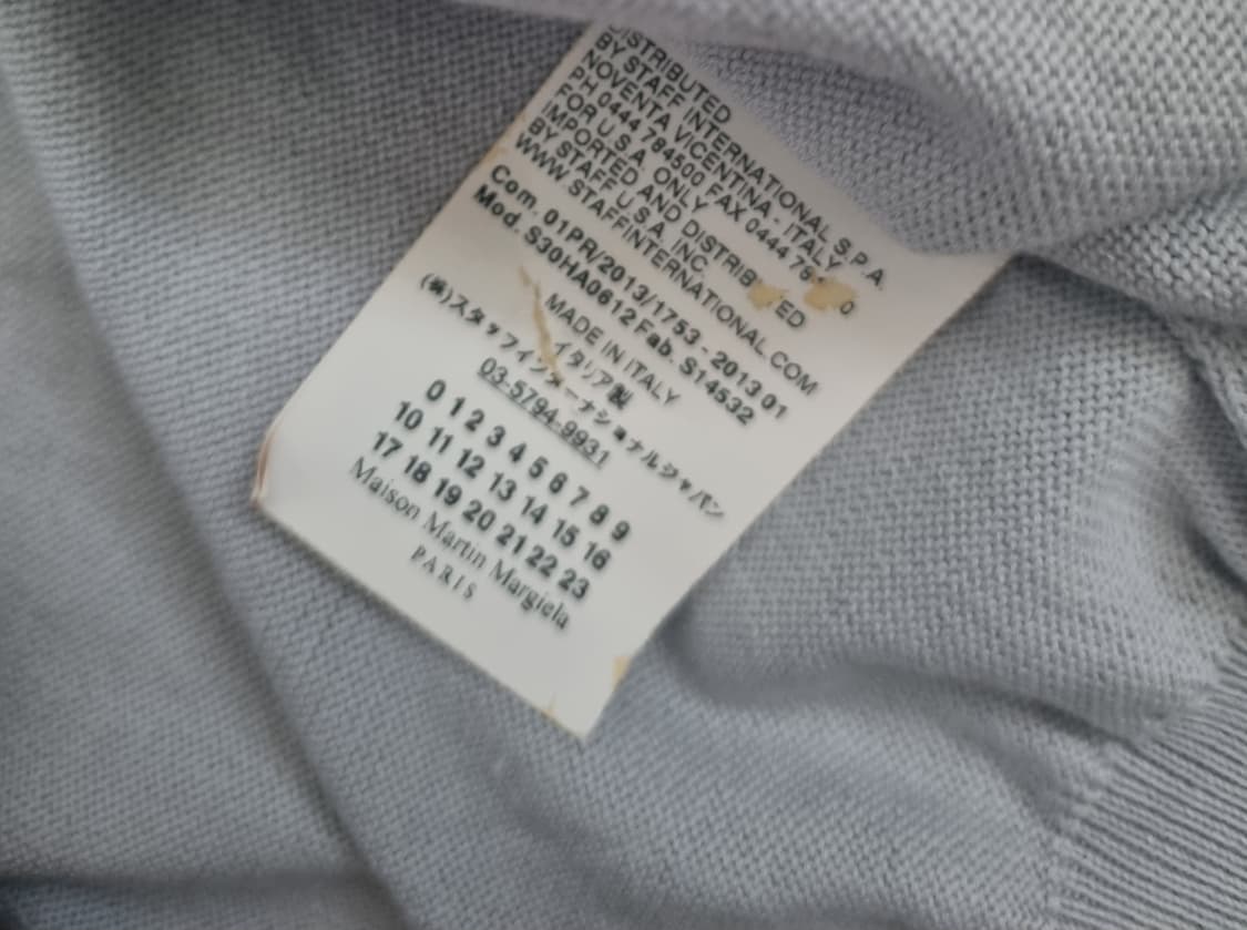 Martin margiela knit vest lightgrey 상품이미지4