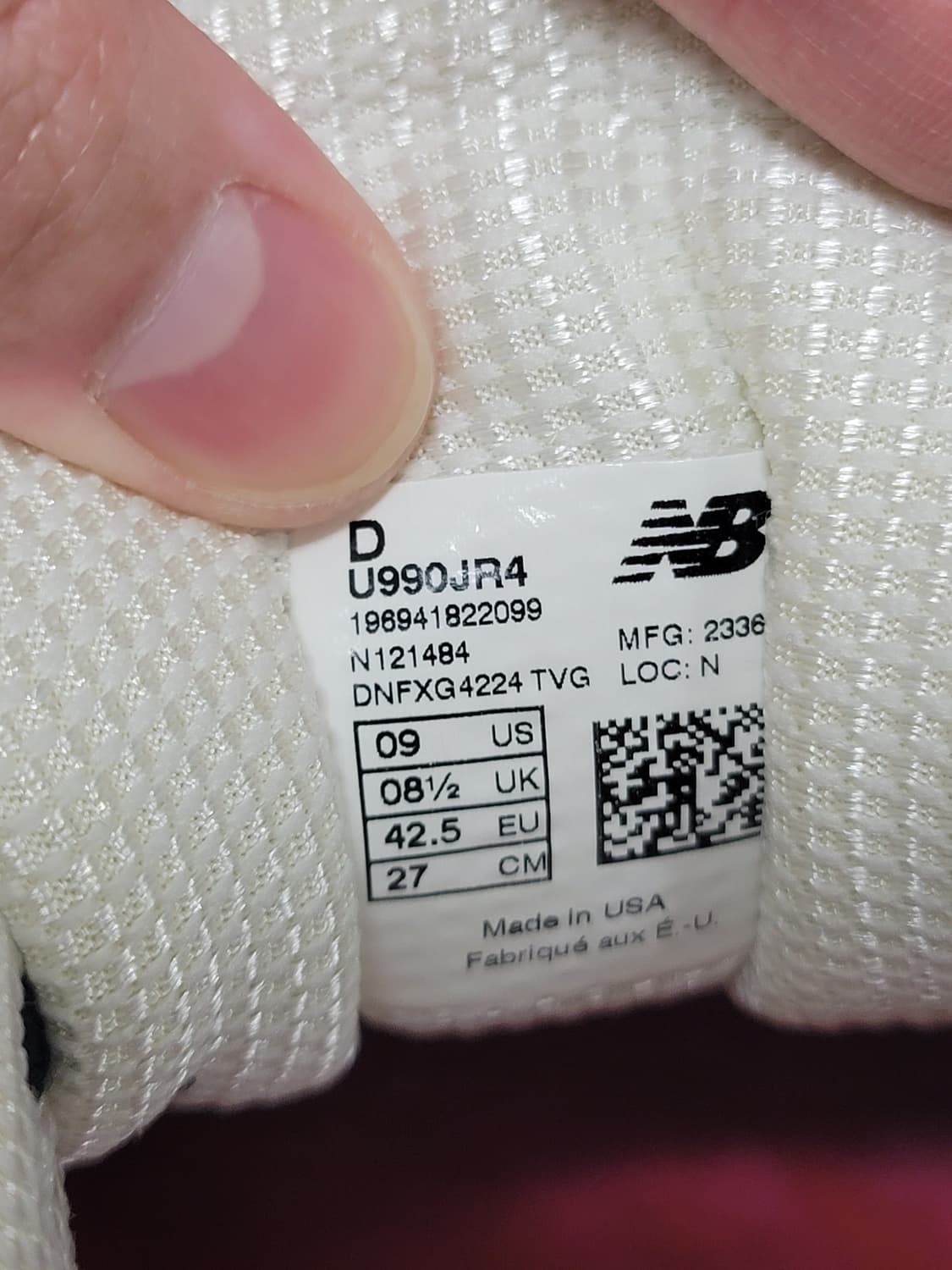 [270] 뉴발란스x조프레쉬굿즈 990v4 #자운드에임레온도르 상품이미지8