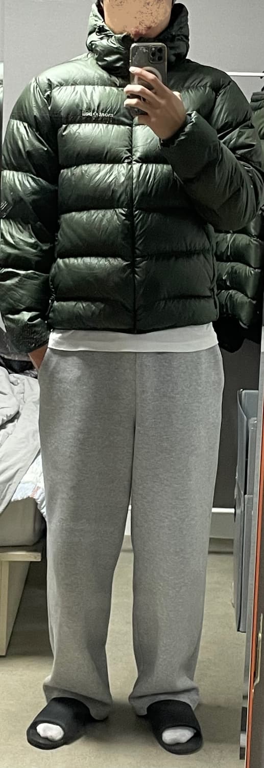 빈티지 몽벨 라이트 알파인 구스 다운 패딩 자켓 올리브 카키 상품이미지8