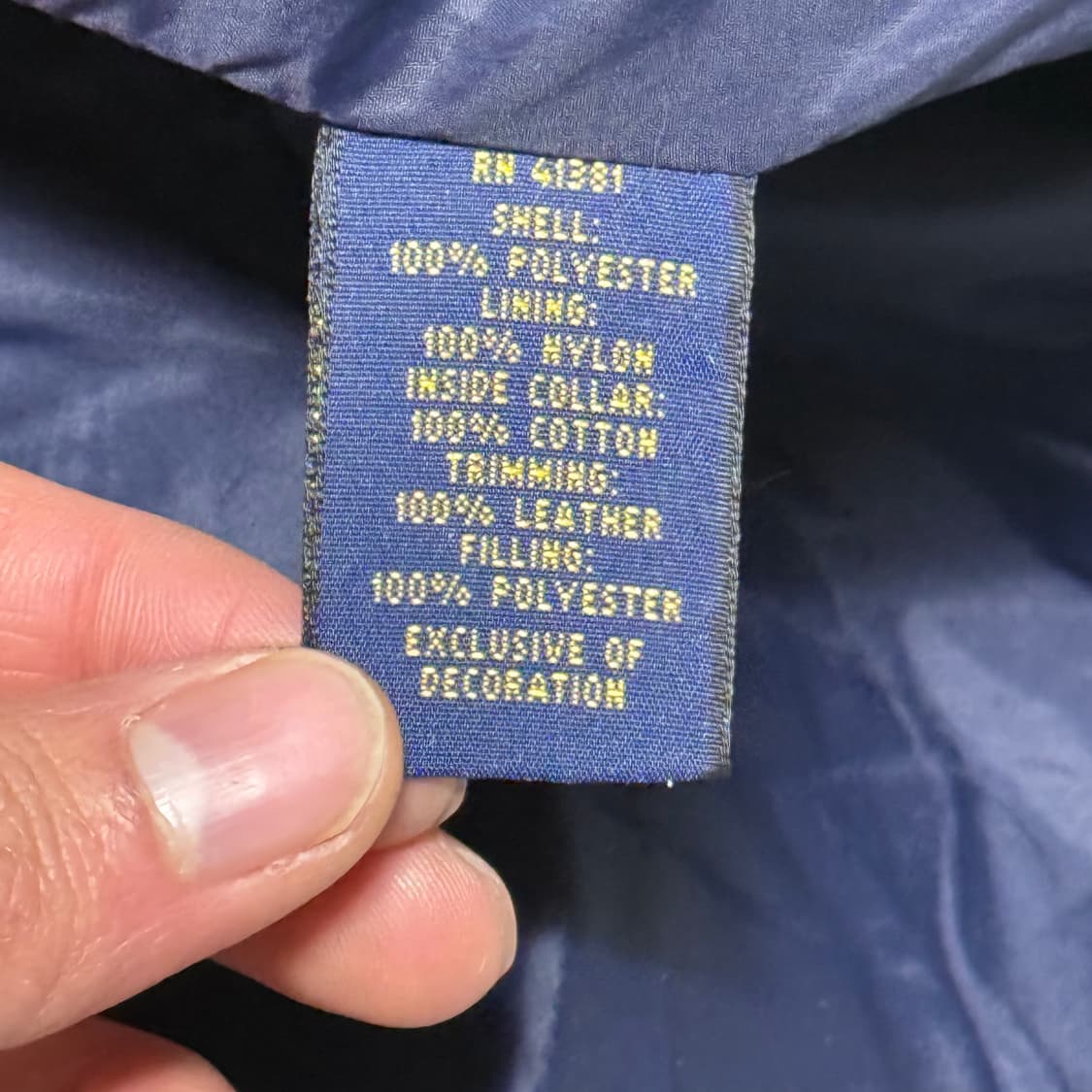 LT 폴로랄프로렌 넥버클 퀼팅 자켓  상품이미지5