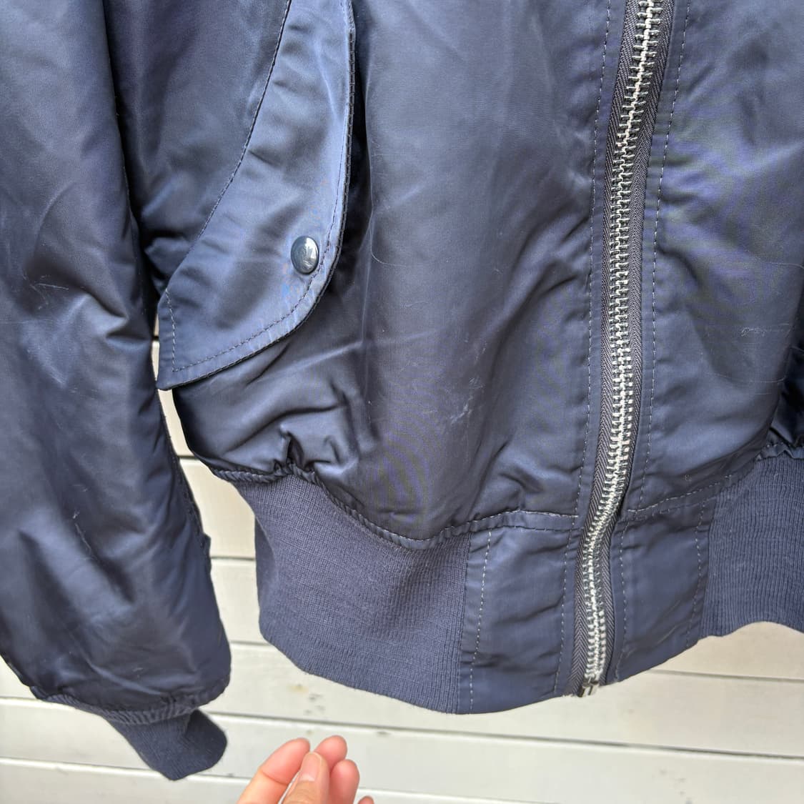 Alpha 90s 알파 made in usa ma-1 자켓 상품이미지6