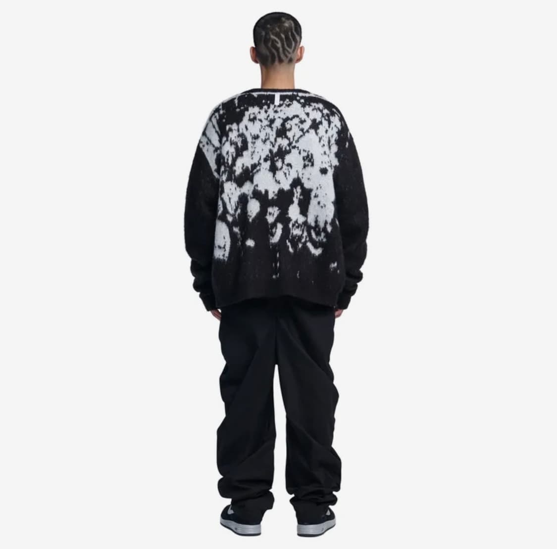 노매뉴얼 PPS HAIRY CARDIGAN - BLACK (M사이즈) 상품이미지2