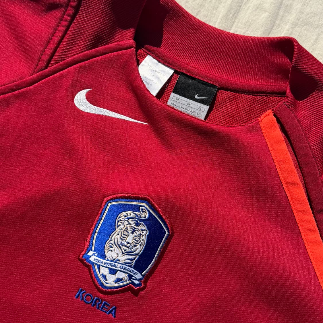 04-06 나이키 대한민국 축구 국가대표 써멀탑 웜업 상품이미지2