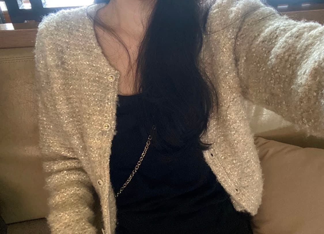 유솝 발렌 트위드 가디건 상품이미지2