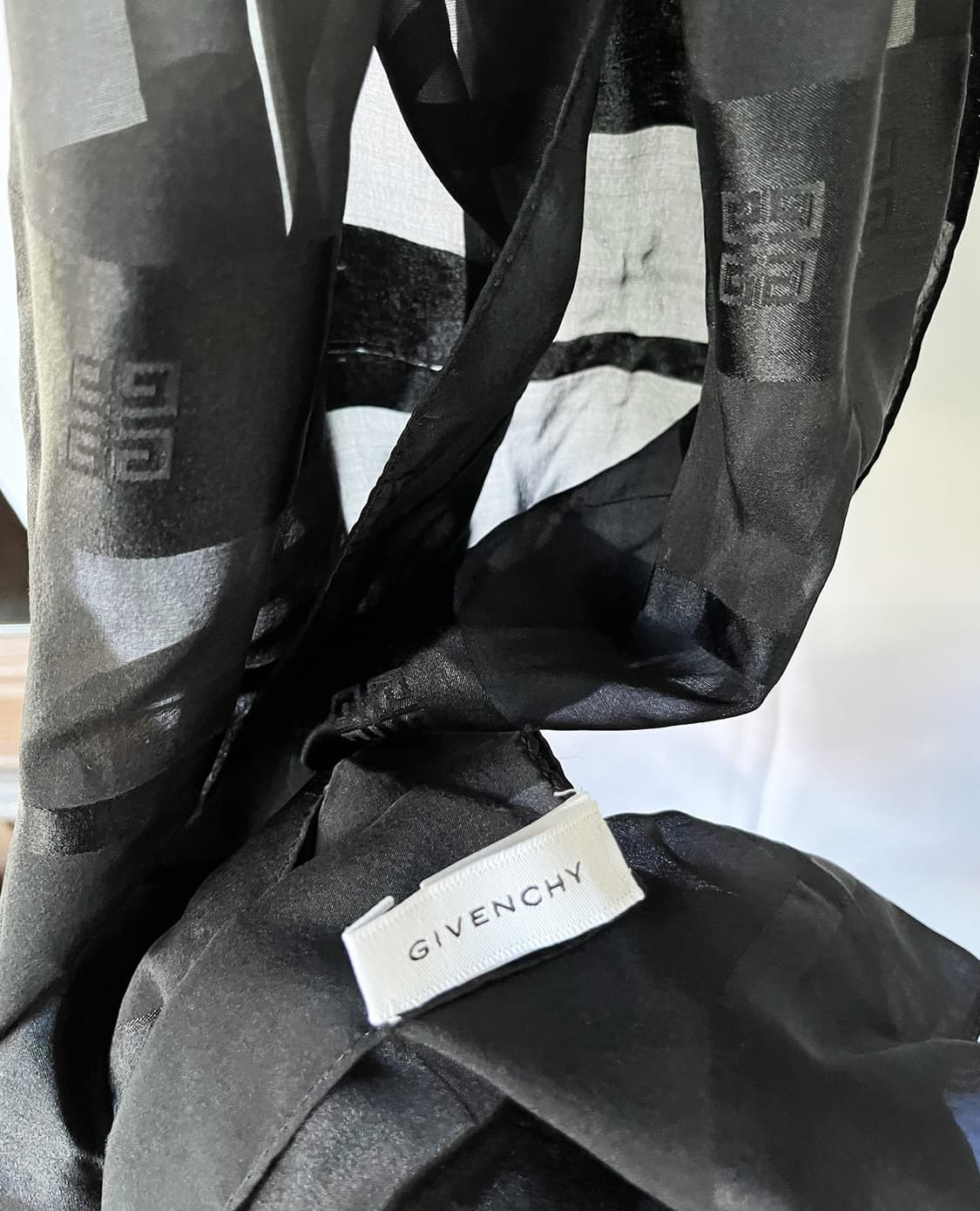 GIVENCHY logo sheer silk scarf 상품이미지7