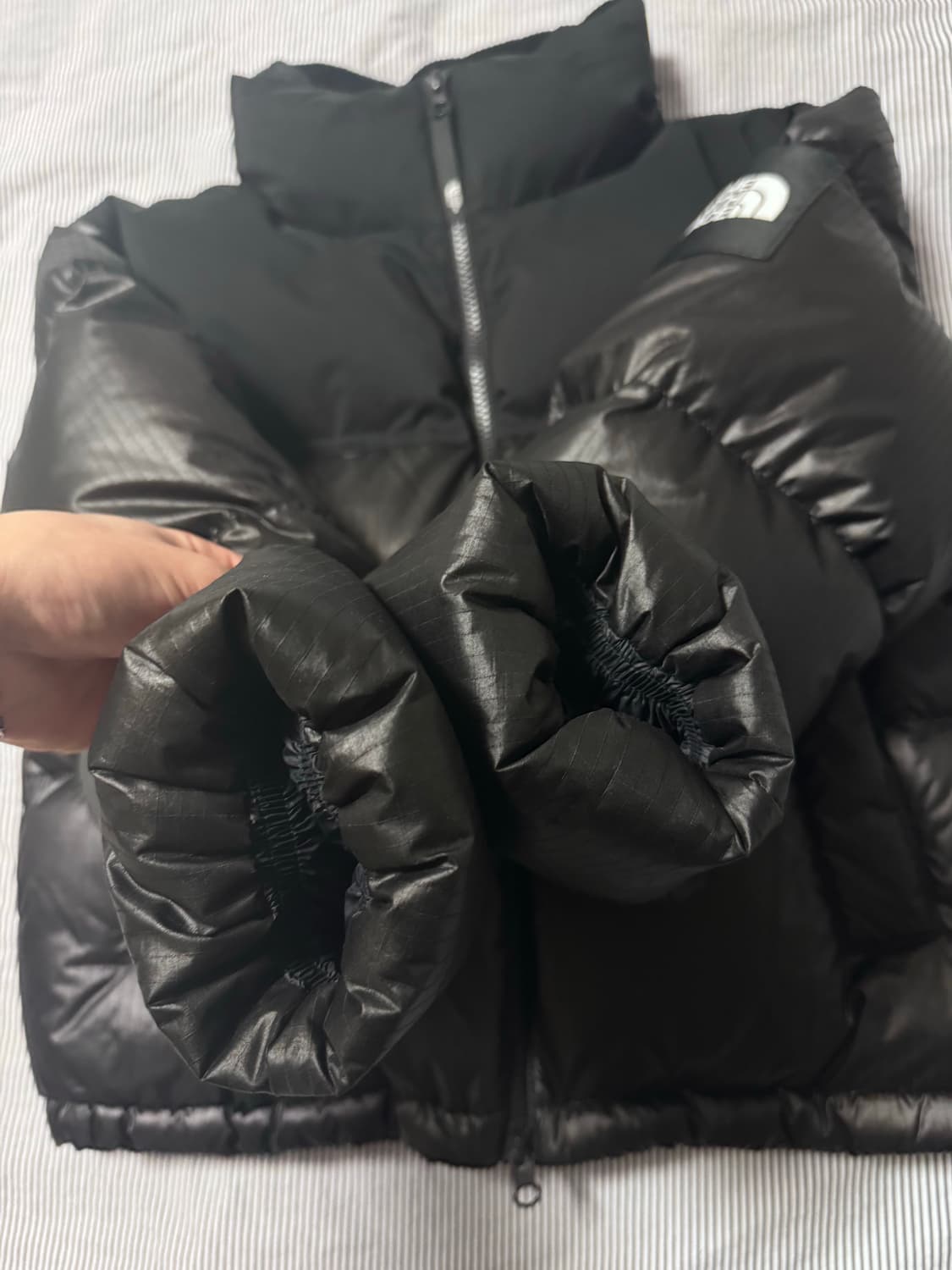 W 노스페이스 화이트 라벨 노벨티 눕시 다운 자켓 블랙 상품이미지9