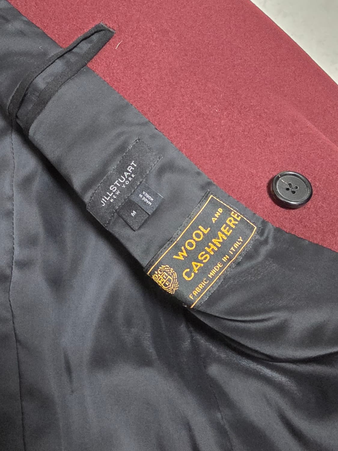 질스튜어트 와인 더블 코트 상품이미지2