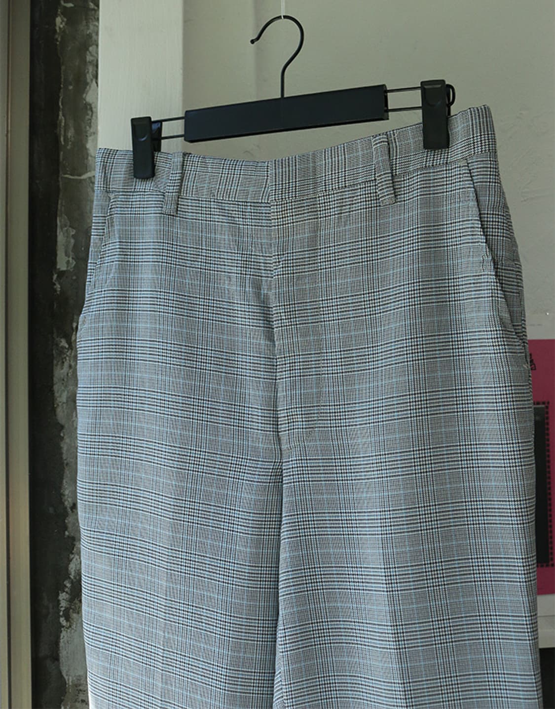 70s Sears 플레어 체크 팬츠 상품이미지6