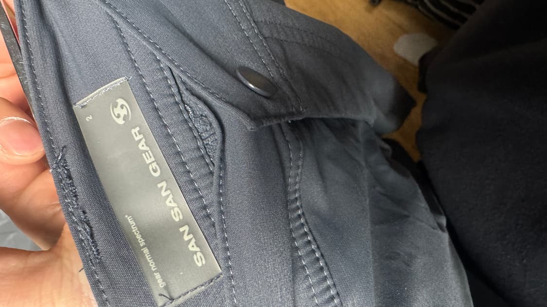 산산기어 큐빅팬츠 미드나잇블루 2사이즈 상품이미지3