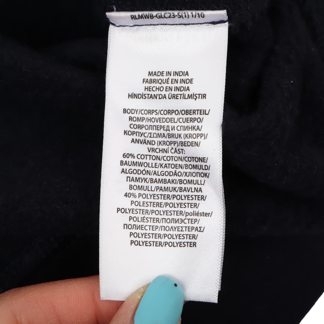 폴로 랄프로렌 네이비 코튼 스웻셔츠 상품이미지9