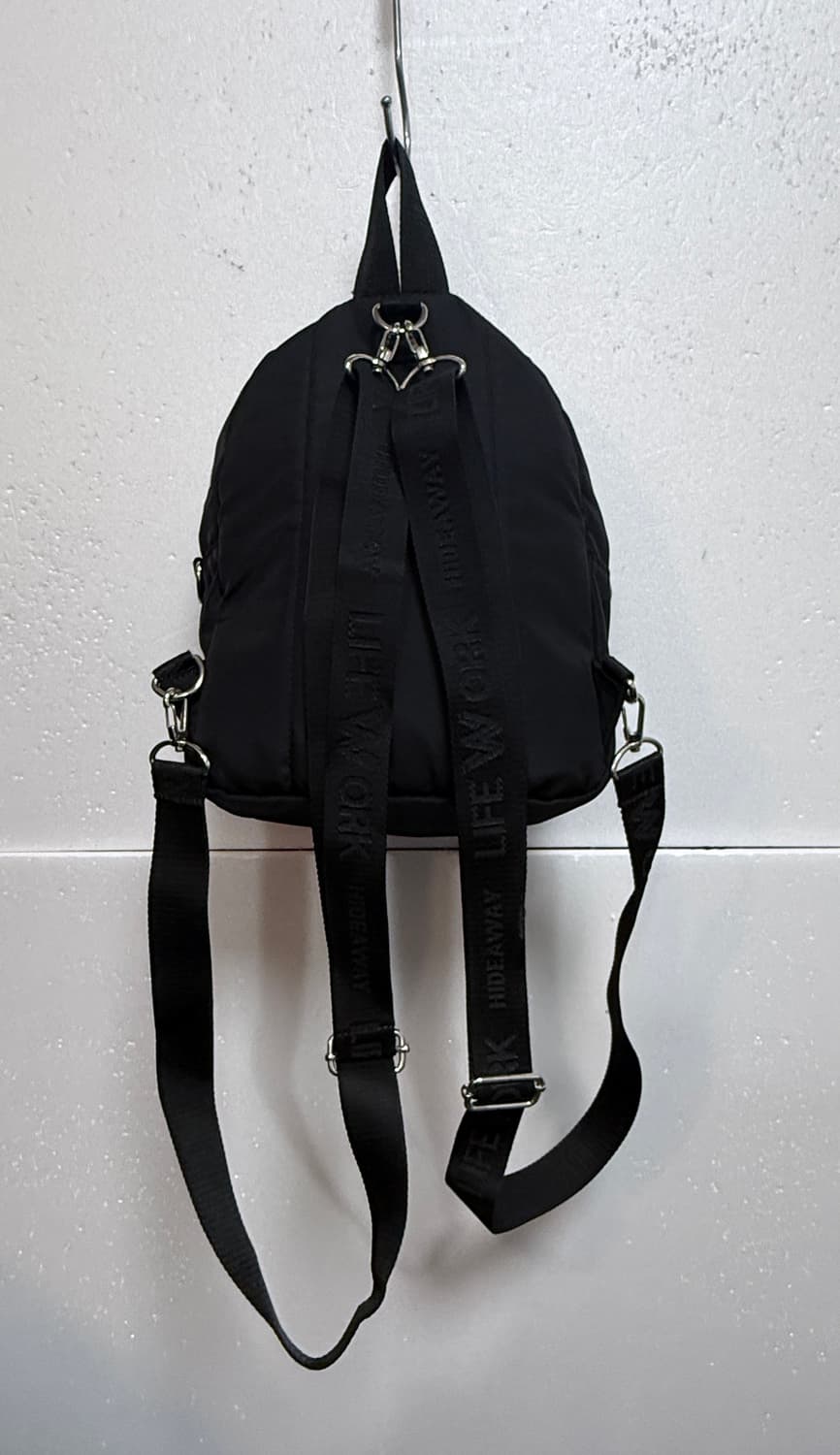 라이프워크 미니 백팩 블랙 상품이미지7