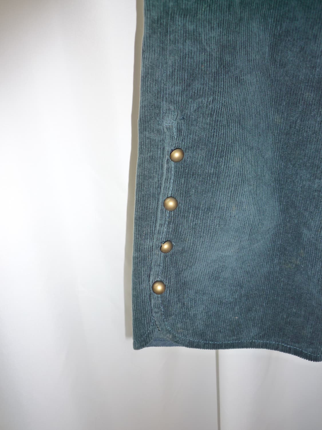 Teal corduroy capri pants 상품이미지5