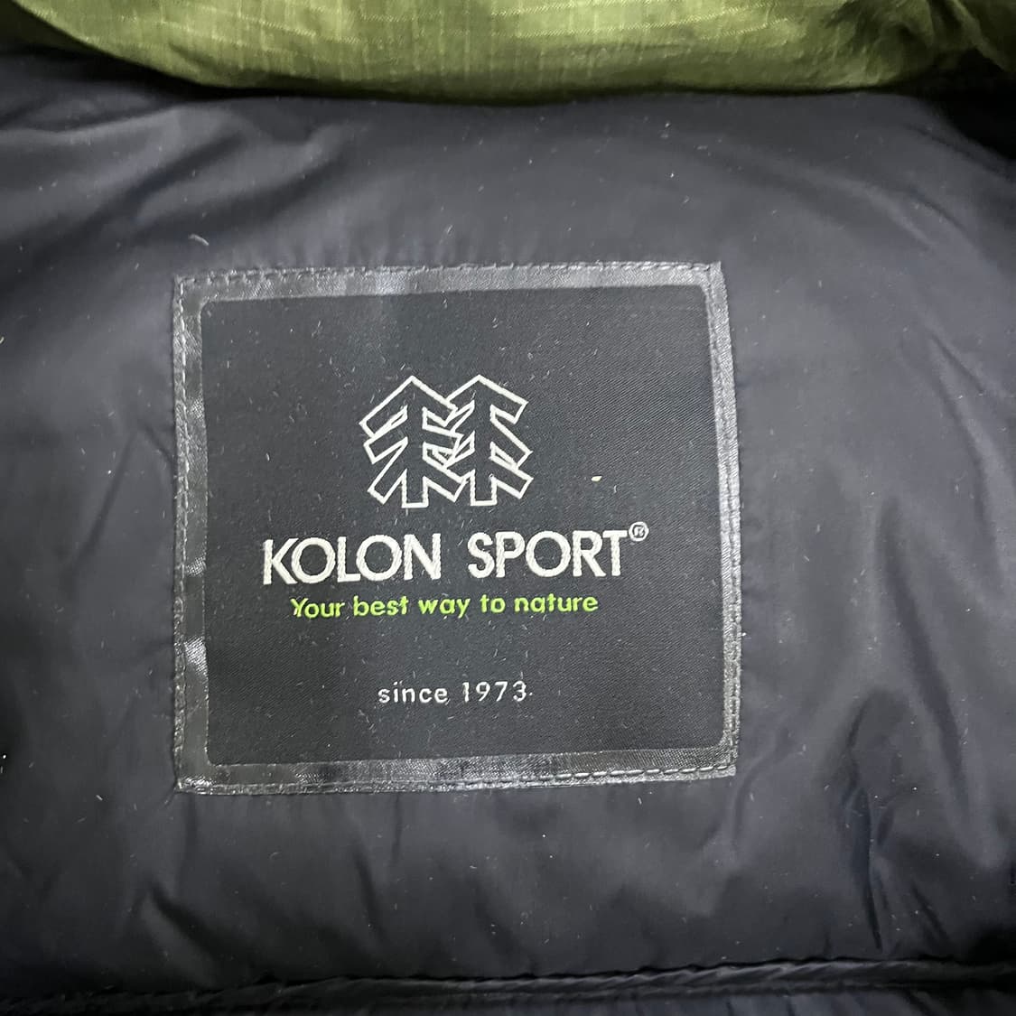 [100] 코오롱스포츠 등상 다운 후드 패딩 자켓 0114M1 상품이미지2