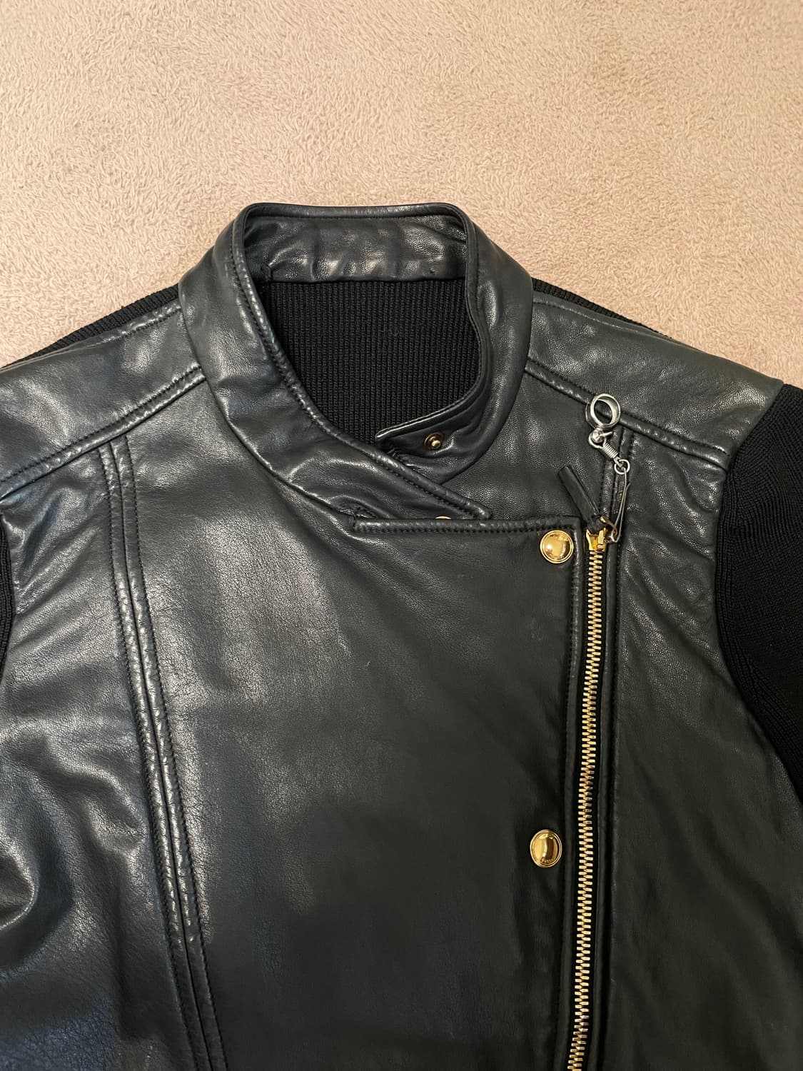 GUCCI 구찌 12FW 램스킨 모터바이크 자켓 상품이미지7