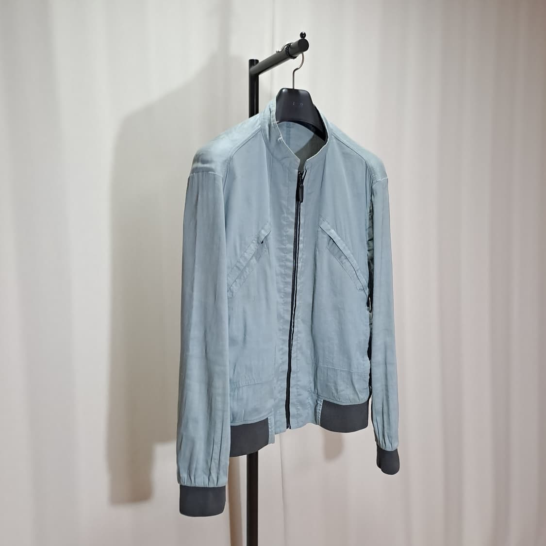 (택포) 타임옴므 19SS 린넨 블루종 105 B436 상품이미지4