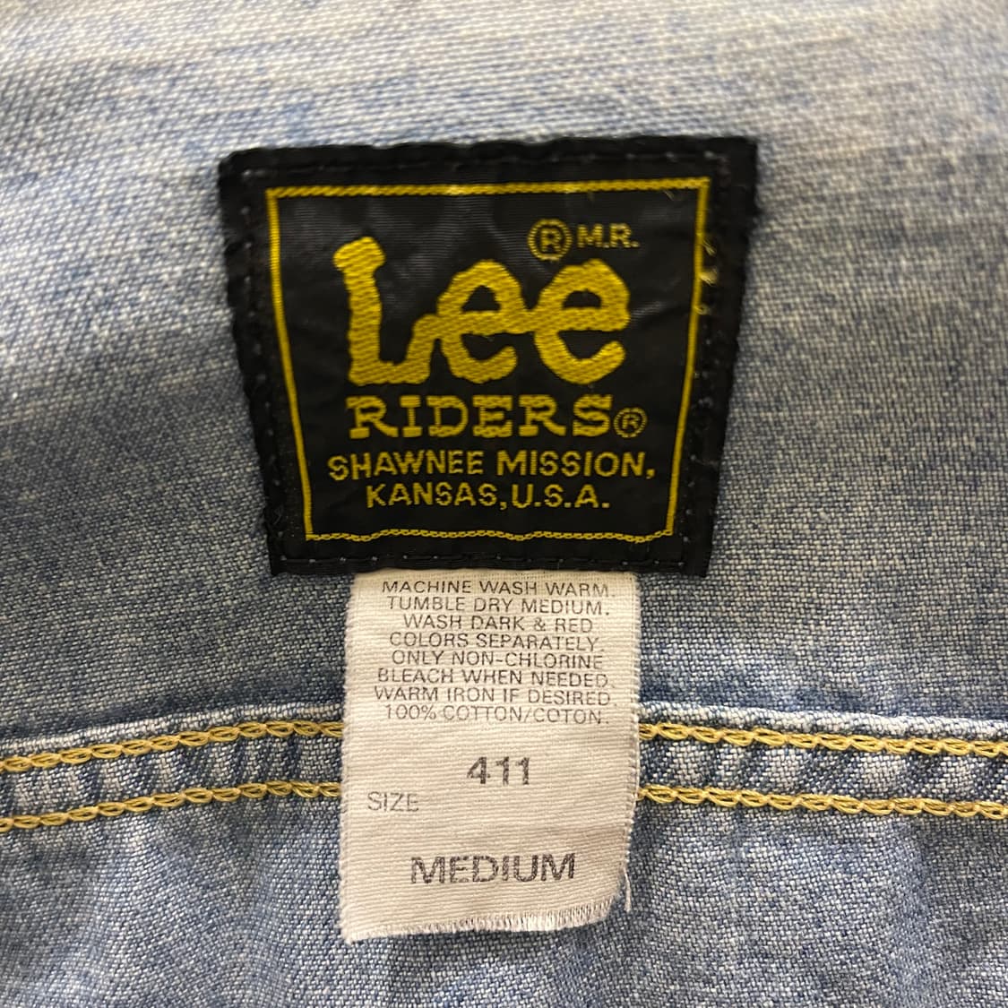 vintage LEE Denim trucker 상품이미지2