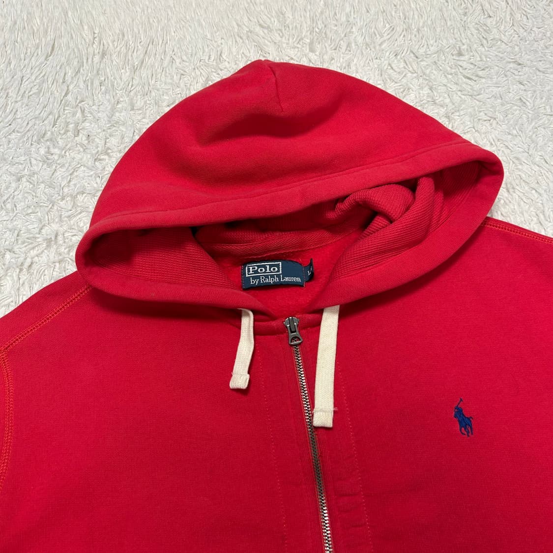 Polo Red Thermal Hoodie Zip up 상품이미지5