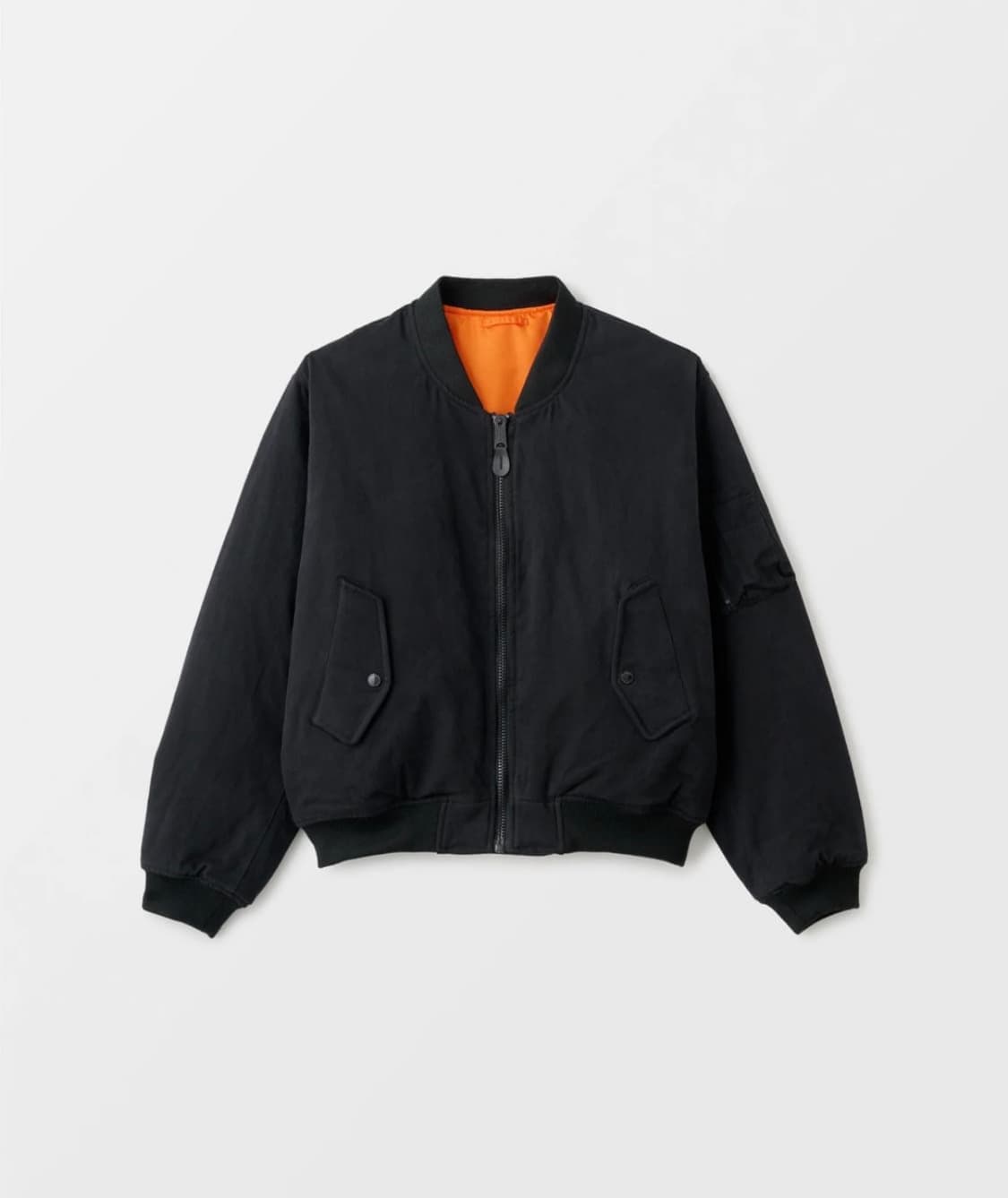 (M) 포스텍스 가먼츠 코튼 봄버 블랙 상품이미지1