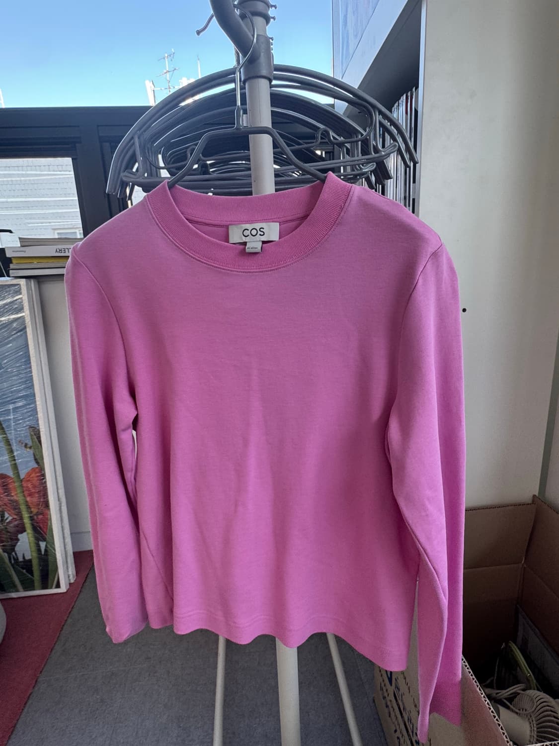Cos 핑크 티셔츠 XS 상품이미지1