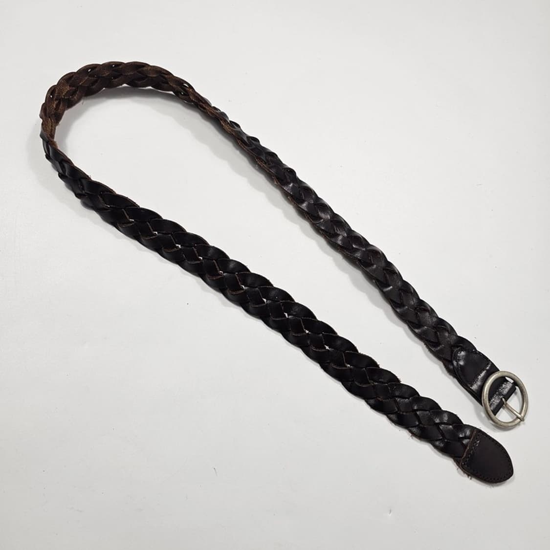 빈티지 꽈배기 가죽 벨트 상품이미지3